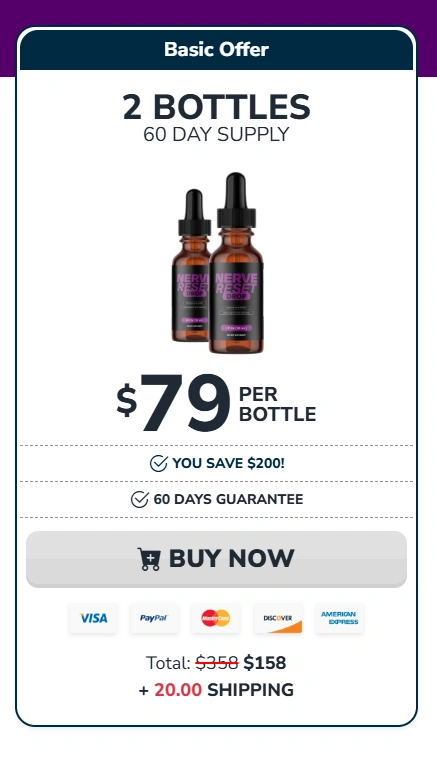 NerveReset 1 bottle Price